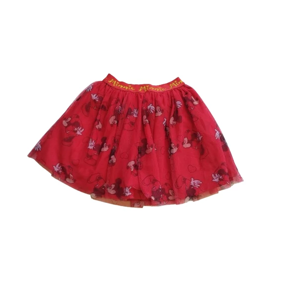 Minnie-s piros tüll szoknya 116 méret