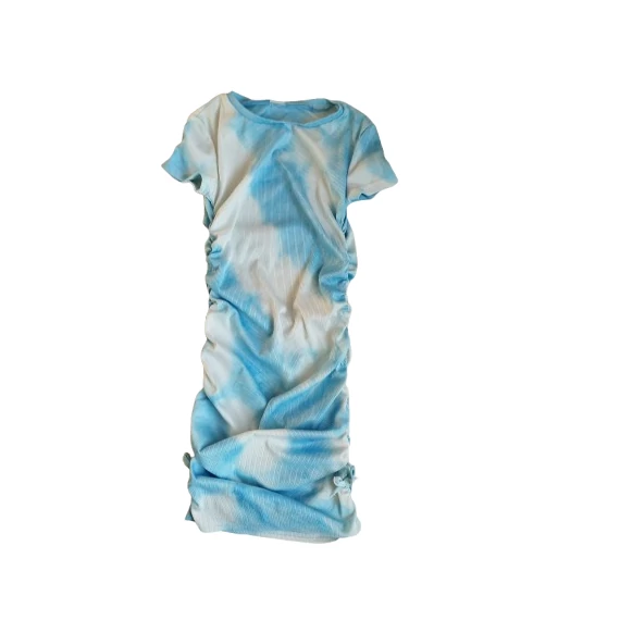 Shein kék húzott ruha 8 év